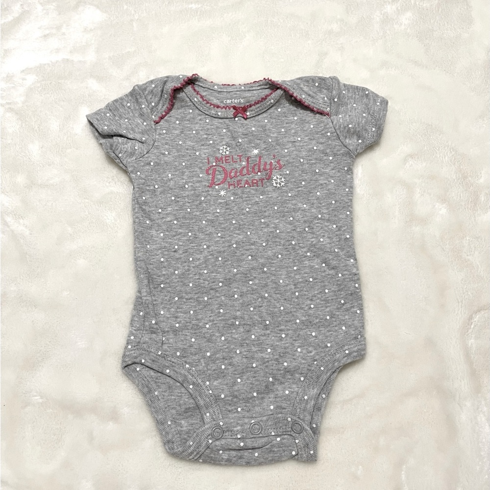 🎀 3 month baby onesies clothes 🎀 I melt daddy's heart - baby girl clothes